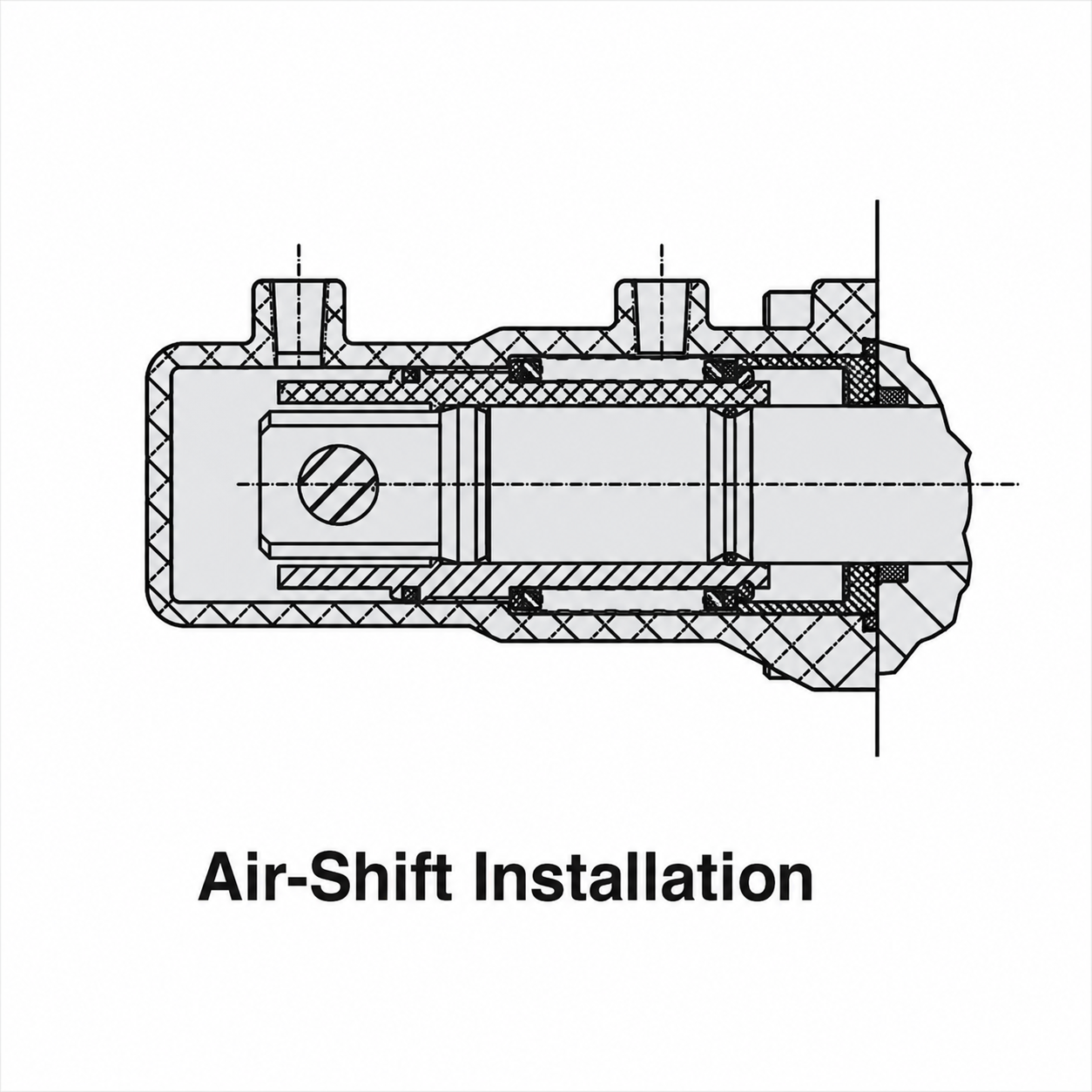SAT air-shift installation section